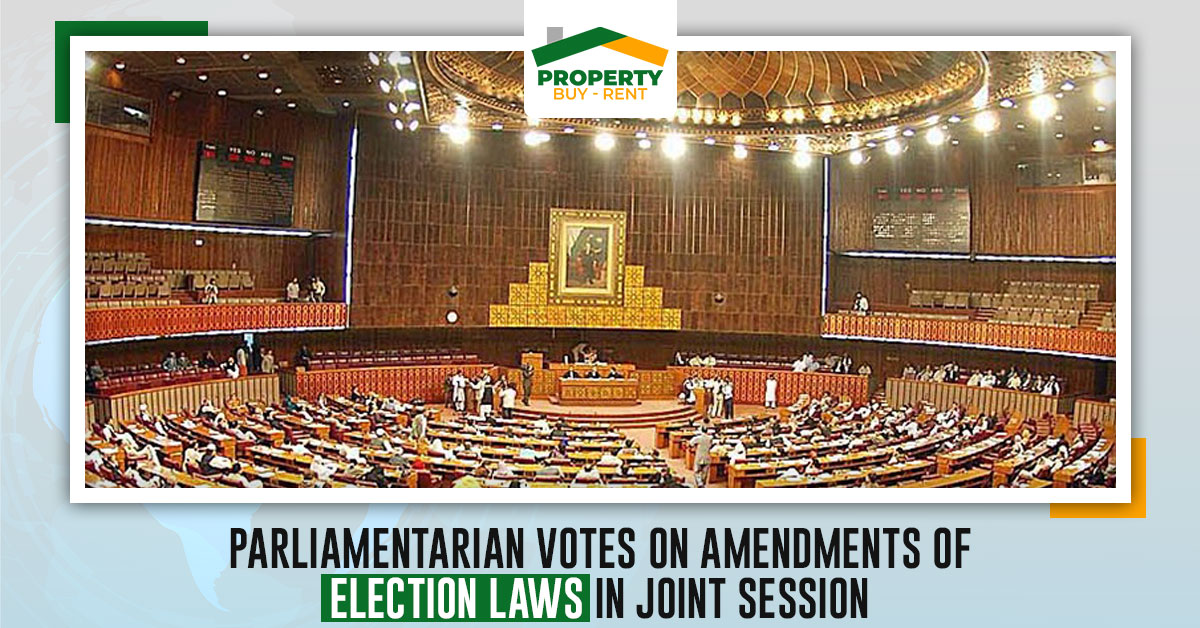 Parliamentarian Votes on Amendments of Election Laws in Joint Session