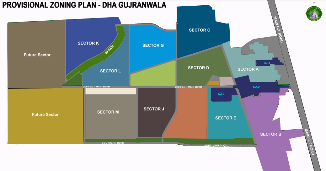 DHA Gujranwala sectors