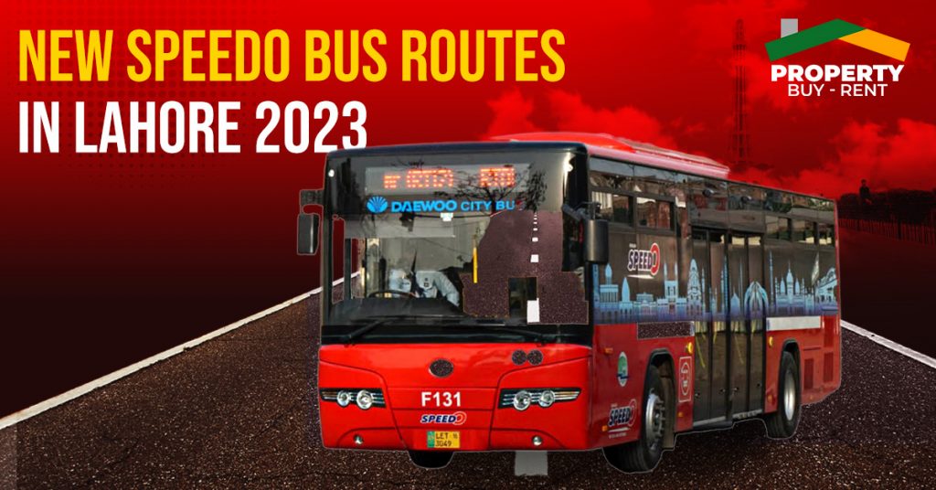 New Speedo Bus Routes in Lahore 2023