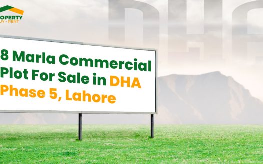 8 Marla Commercial Plot For Sale in DHA Phase 5 Lahore