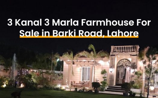 3 Kanal 3 Marla Farmhouse For Sale in Barki Road