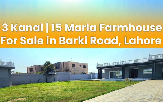 3 Kanal 15 Marla Farmhouse For Sale in Barki Road Lahore