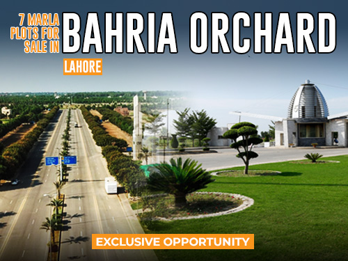 7 Marla Plots for Sale in Bahria Orchard Lahore