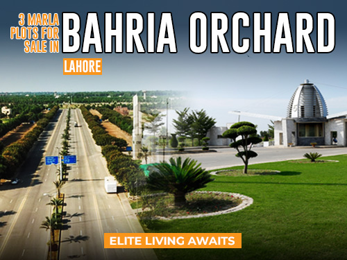 3 Marla Plots for Sale in Bahria Orchard Lahore