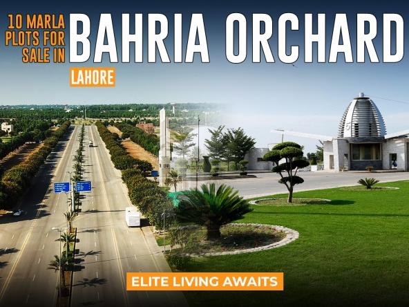 10 Marla Plots for Sale in Bahria Orchard Lahore