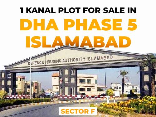 1 Kanal Plot for Sale in DHA Phase 5 Islamabad - Sector F