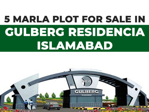 5 Marla Plot for Sale in Gulberg Residencia Islamabad