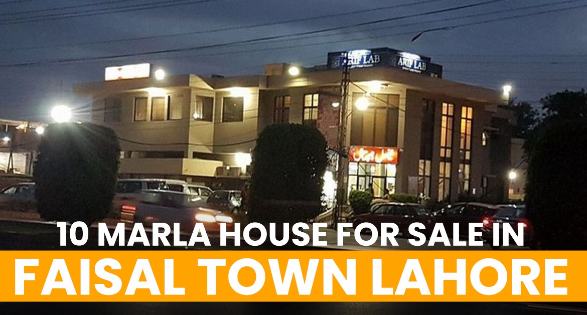 10 Marla House for Sale in Faisal Town Lahore