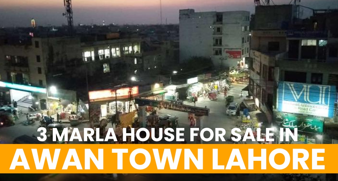 3 Marla House for Sale in Awan Town Lahore
