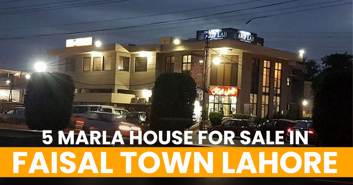 5 Marla House for Sale in Faisal Town Lahore
