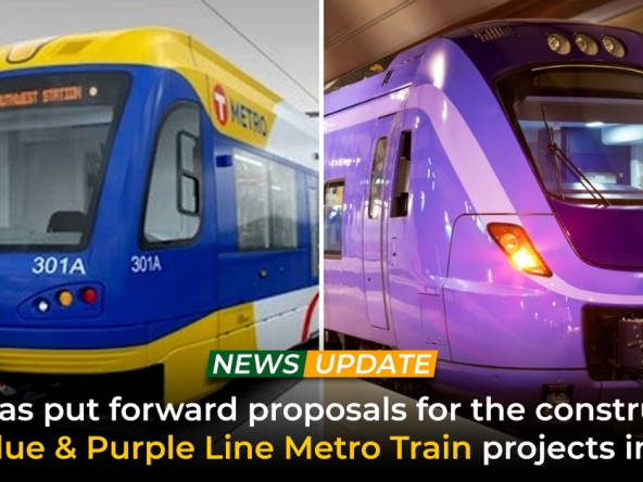 LDA forward Proposals for Construction of the Blue & Purple Line Metro Train