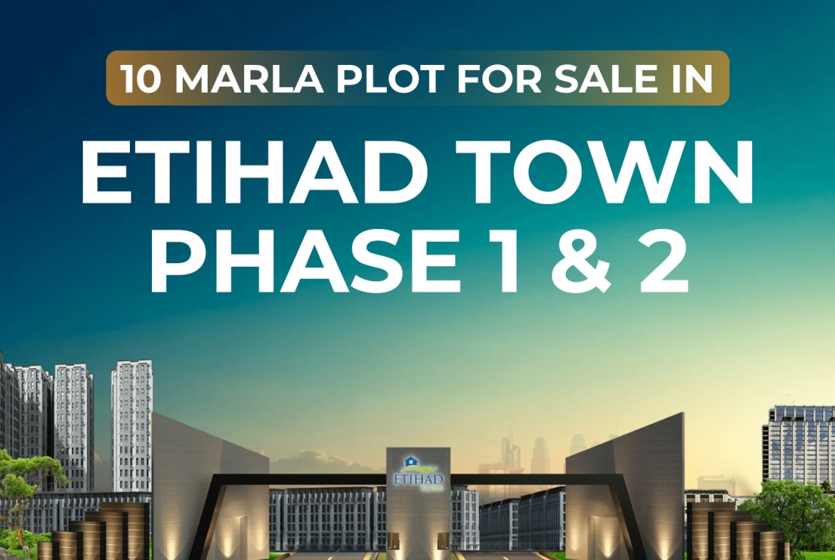 10 Marla Plot For Sale In Etihad Town Phase 1 and 2
