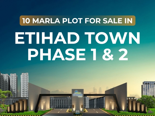 10 Marla Plot For Sale In Etihad Town Phase 1 and 2