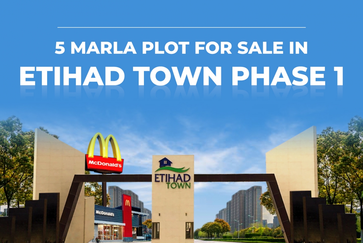 5 Marla Plot For Sale in Etihad Town Phase 1