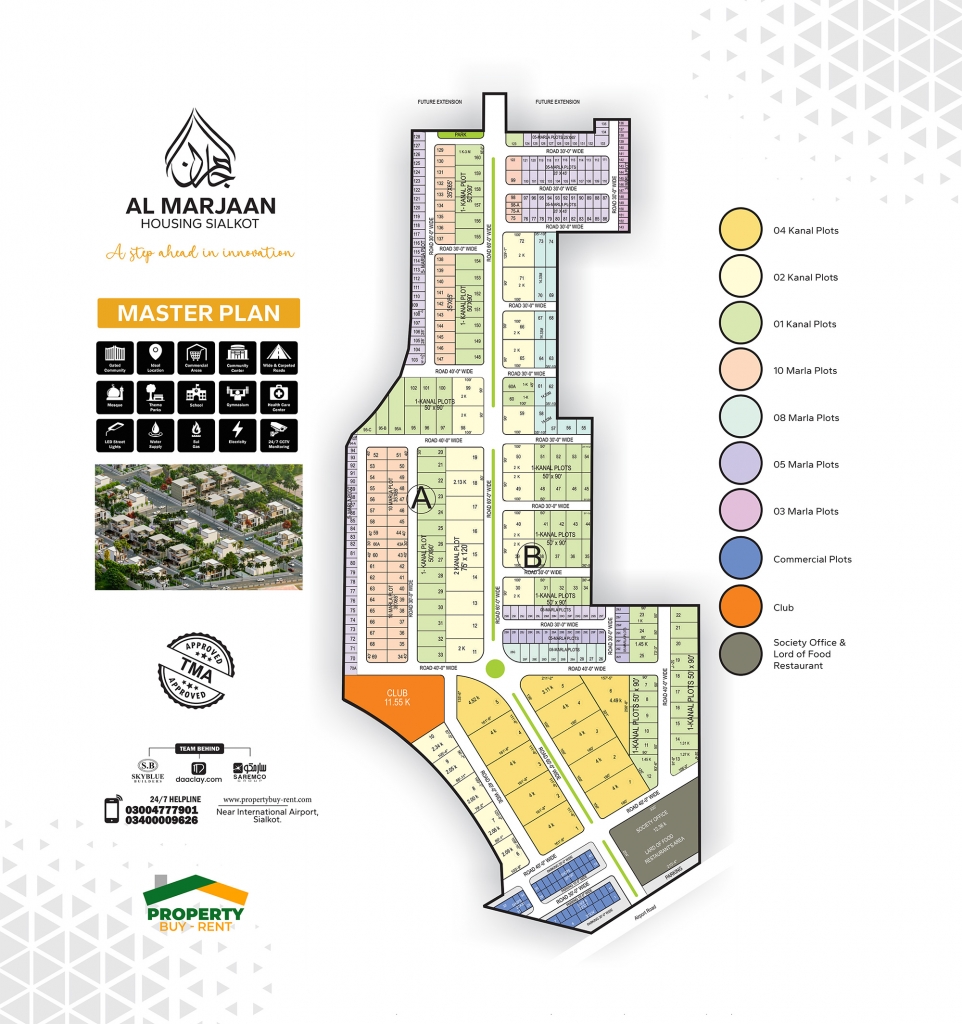 Al Marjan Housing Phase 1 Layout Plan