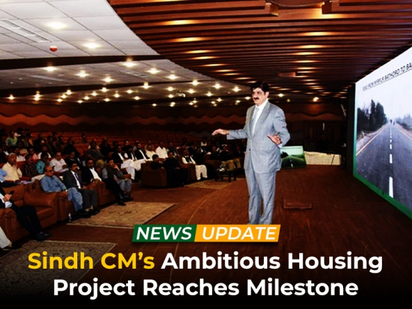 Sindh CM’s Ambitious Housing Project Reaches Milestone