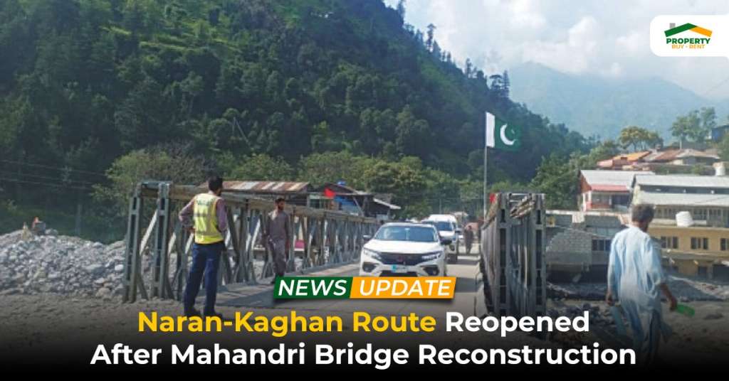 Naran-Kaghan Route Reopened After Mahandri Bridge Reconstruction