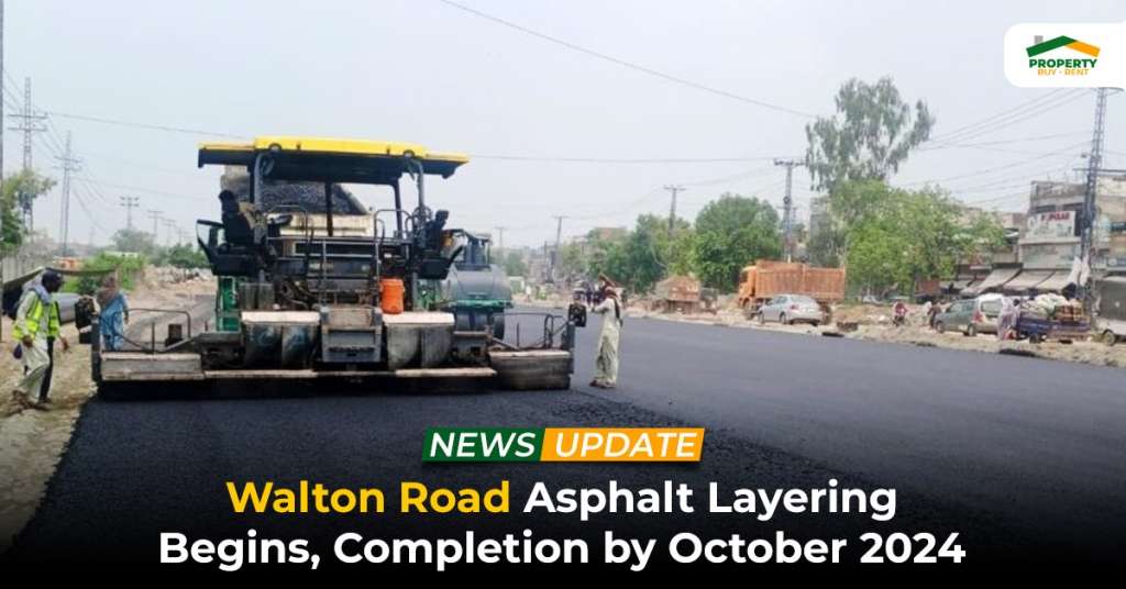 Walton Road Asphalt Layering Begins, Completion by October 2024