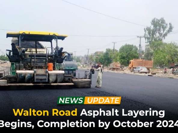 Walton Road Asphalt Layering Begins, Completion by October 2024